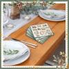 100 Pcs 12 Days of Christmas Napkins 2 Ply Decoupage Winter Holiday Cocktail Paper Napkin 5 x 5 Inch Partridge French Hens Gold Rings Disposable Hand Towel for Christmas Table Party Supplies(Green) view 4