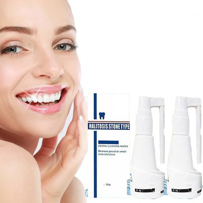 Calculusfree Dissolving Dental Spray,Dental Calculus Remover Teeth Cleaner,Mouth Refreshing Spray,Intensive Stain Removal Toothpaste,Portable Handheld Oral Irrigator,Plaque Remover (2 Pcs)