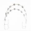 1 Pack Temporary Tooth Decoration with Metal Wires,Metal Bracket and Orthodontic Ligature Ties,Props for Dental Students to Practice and Orthodontist Explain (Trans) view 3