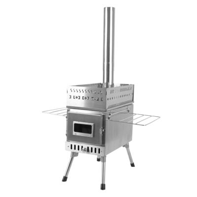 AHIOJEGX Sauna Stoves Sauna Stove Wood-Burning Sauna Stove For Picnic Camping Tent Folding Portable With Window Outdoor Camping Supplies(S)