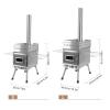 AHIOJEGX Sauna Stoves Sauna Stove Wood-Burning Sauna Stove For Picnic Camping Tent Folding Portable With Window Outdoor Camping Supplies(S) view 2