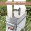 AHIOJEGX Sauna Stoves Sauna Stove Wood-Burning Sauna Stove For Picnic Camping Tent Folding Portable With Window Outdoor Camping Supplies(S) view 3