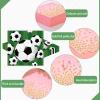 20pcs Football Soccer Paper Serviettes Napkins,Green Luncheon Napkins Tea Party Napkins Decor,Disposable Party Serviettes Tissue Table Decorative for Picnics,Tea Parties,Birthday,Wedding Decor view 3