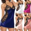 bgyujn Women's sexy lingerie with lace trim, sexy lingerie, elegant and breathable, for romantic evenings, sexy lingerie, Pink, 3XL view 2
