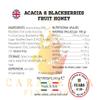 Caravella Fine Food Acacia & Blackberry Fruit Honey 250g Italian | Smooth Silky Light-Bodied with Fruity Aroma| Fluid Runny & Juicy| Perfect for Cheeses Desserts Chocolate Cheesecake Berry Spritzers view 2
