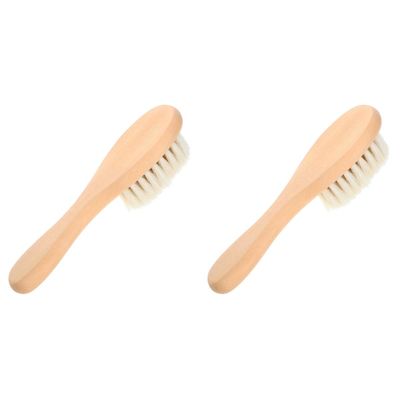 Ciieeo 2pcs Laundry Stain Brush for Clothes Soft Bristle Scrubbing Tool Quilt Cleaning Tool for Delicate Fabrics and Linens