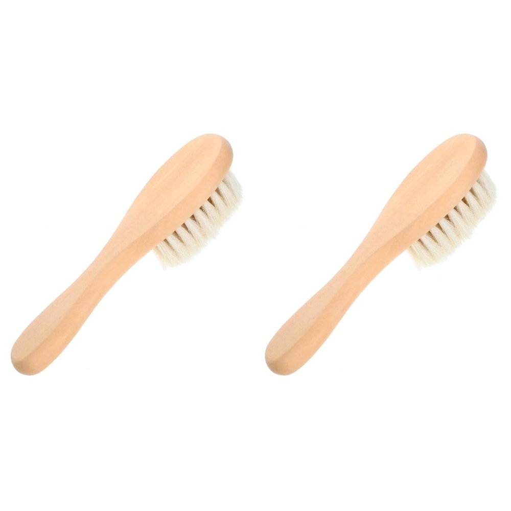 Ciieeo 2pcs Laundry Stain Brush for Clothes Soft Bristle Scrubbing Tool Quilt Cleaning Tool for Delicate Fabrics and Linens