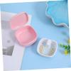 Ipetboom 3pcs Box Portable Retainer Case Retainer Box for Travel Storage Slim Design Pocket Case view 2