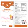 Vitamin C Acerola Cherry Complex 120 Vegan Capsules | High Strength Immune Support with Elderberry, Rosehip, Blackcurrant & Parsley | Natural Vegan Vitamin C | Non-GMO, Made in UK NATURES ZEST view 2