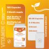 Vitamin C Acerola Cherry Complex 120 Vegan Capsules | High Strength Immune Support with Elderberry, Rosehip, Blackcurrant & Parsley | Natural Vegan Vitamin C | Non-GMO, Made in UK NATURES ZEST view 4