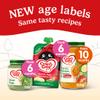 Cow & Gate Fruit Pouch Apple & Banana Baby Food Snacks, 6+ Months, 6x100g view 2