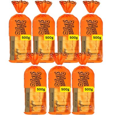 Brioche Loaf St Pierres Pre Sliced 500g (7x500g)