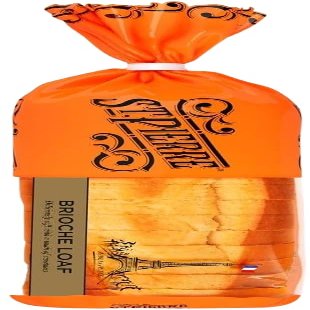 Brioche Loaf St Pierres Pre Sliced 500g (1x500g)
