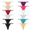 Nabtos Sexy Women's Underwear Cotton Panties String T-Back Thongs Lingerie (Pack of 6), 12 Pack, L view 1