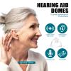 10 Pcs Hearing Aid Domes for Oticon, 10 Mm Hearing Aid Accessories Replacement Compatible with Oticon Minifit Double Vent Bass Domes (with Brush) view 4