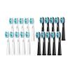3-30 Electric Toothbrush Replacement Heads Compatible with Fairywill Electric with FW-507/508/551/515/917/959/2011/D1/D3/D7/D8(Whtie 15 Black 15) view 2