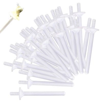 60Pcs Nose Wax Sticks Safe PP Plastic Effective Nose Hair Wax Kit for Women Men Nostril