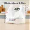 160 Tie Handle Bags, Fits Pedal Bin Liners 15L - 25L, Swing Bin Liners, Waste Bags for Home, Kitchen, Bathroom, White scent free, muti uses (40 bags a roll x 4) view 2