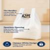 160 Tie Handle Bags, Fits Pedal Bin Liners 15L - 25L, Swing Bin Liners, Waste Bags for Home, Kitchen, Bathroom, White scent free, muti uses (40 bags a roll x 4) view 4