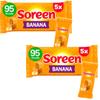 Soreens Lunchbox Loaves, Banana Malt, Apple or Strawberry Flavour (2 Packs of 5 Bars, Banana) view 1