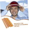 Abaodam 24pcs Lightweight Peel and Stick Cork Hat Inserts to Make Smaller for Hats and Cowboy Fedoras Ultrathin Self-adhesive for Indoor and Outdoor Use view 3