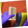 BESTYASH 2pcs Household Wooden Washing Shoes Brush Practical Scrubbing Brush for Shoes Washing Multi-purpose Cleaning Scrubbing Solid Wood Handle Random Color view 4