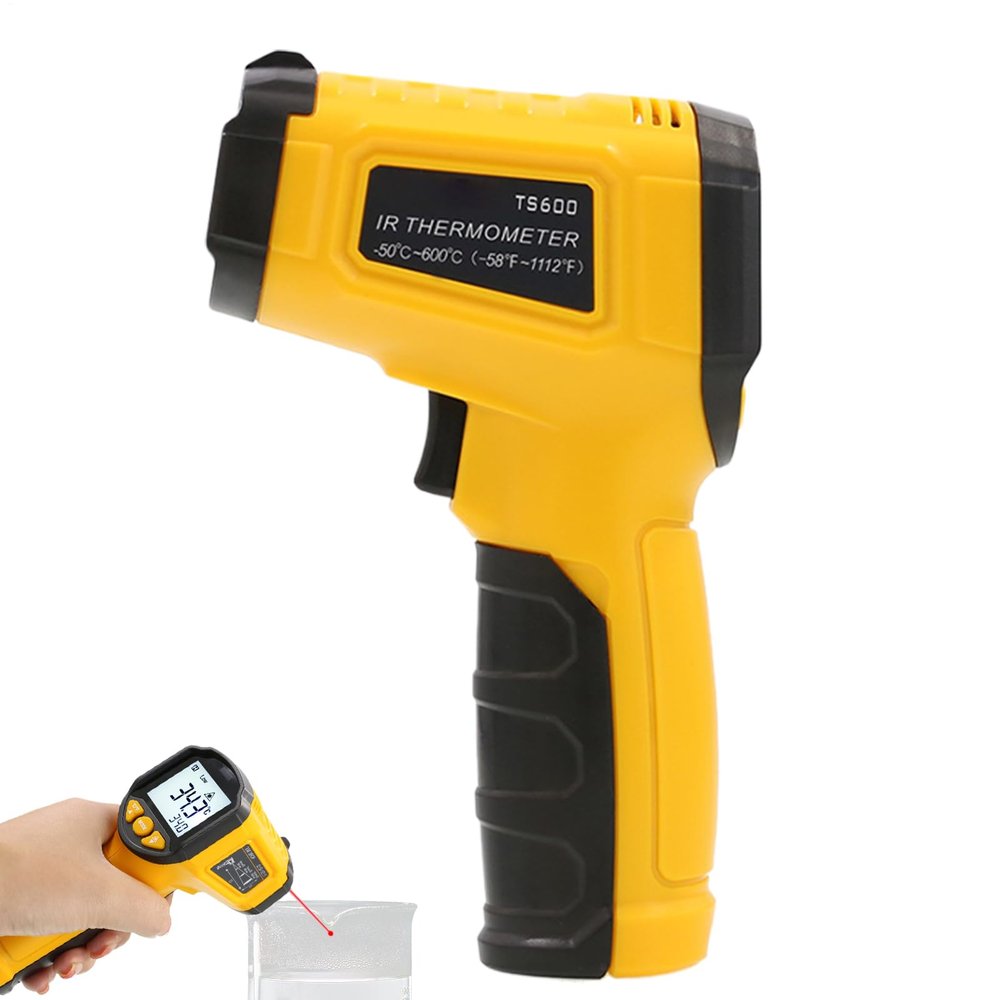 Digital Infrared Thermometers - Real-Time Infrared Thermometers,Real-Time Gauge High Precision Rapid Response for Equipment Maintenance Monitoring Home Production