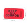 HOMOCONO Paper Raffle Tickets Roll 500pcs Versatile Use for Door Prize Tickets Prom Raffle Birthday Parties and Celebrations view 2