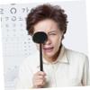 SHERCHPRY 8pcs Handheld Eye Occluder for Test Blind for Ophthalmologists Testing Equipment for Eye Examination Occluder Black Cover Spoon for Therapy view 4