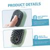 NIYANGLE 2pcs Shoe Scrub Brush with Soap Dispenser Plastic Cleaner Brush for Sneakers and Daily Use Suitable for Adults and Boys and Girls view 2