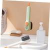 NIYANGLE 2pcs Shoe Scrub Brush with Soap Dispenser Plastic Cleaner Brush for Sneakers and Daily Use Suitable for Adults and Boys and Girls view 3