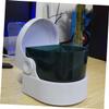 2pcs Jewelry Cleaner Machine Portable Plastic White Vibration Unit view 4