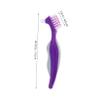 BIUDECO 5pcs Clean Denture Brush Soft Bristles for Elderly Dual Head Design for Travel for False Teeth Care view 2