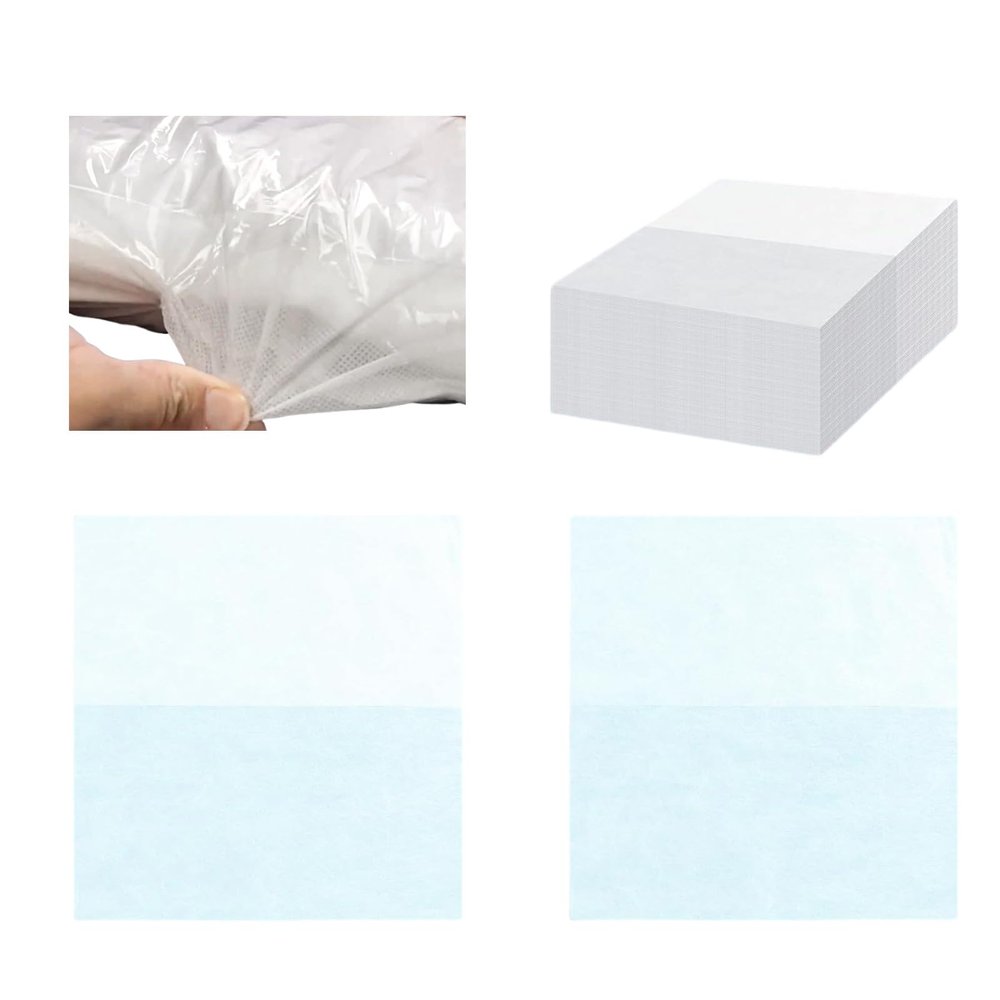 100 Pieces Breathable Makeup Protector Hood Cosmetic Makeup Face Covers For Women Dressing Wedding