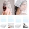 100 Pieces Breathable Makeup Protector Hood Cosmetic Makeup Face Covers For Women Dressing Wedding view 2