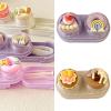 Eye Contacts Lens Case Removal & Insertion Tool for Travelling Bulk Plunger Suction Cup Inserter Tool Plunger view 2