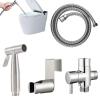 Toilet Bidet Hose - Stainless Steel Bidet Shower Head Kit with Flexible Hose - Hygienic Self-Cleaning Portable Shower Washer for Intimate Hygiene and Diaper Changing