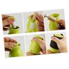 Green Ceramic Moxibustion Pot Massage Tool with Ventilation Holes view 3