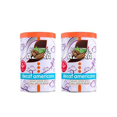 Barista-Style Instant Decaf Americano Coffee Smooth, Caffeine-Free, 90g Jars (Pack of 2)