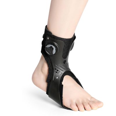 ASumPio Drop Foot Brace Adjustable Ankle Braces for Sprained Ankle Ankle Splint Stabilizer with Inflatable Ankle Foot Orthosis Support Foot Training Equipment,Style A Right,M,Style B Right-M