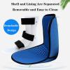 ASumPio Foot Drop Brace Splint Ankle Foot Orthosis Ankle Strap Support Foot Orthosis Plantar Splint Brace for Ankle Protection,A Pair,M,Right-L view 2