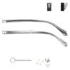 1 Pair Glasses Arm Replacement Glasses Legs Replacement Eyeglass Arms Replacement Accessories with Screws, Washers, Screwdrivers, Nose Pads (6mm) view 2