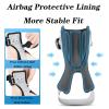 ASumPio Ankle Orthosis Splint Support Adjustable AFO Drop Foot Brace with Inflatable Airbag Lining Corrector for Hemiplegia Stroke Shoes Walking, Improved Walking Gait,A2 left,L,A2 Left-S view 4