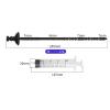 3 Sizes Smooth Sounding Rod with Syringe, Male Special Stretch for Easy Urination, Special Training Set for Men -D28UK (M) view 2