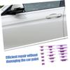 Amosfun 18pcs Body Dent Removal Kit with Purple Glue Puller Tabs for Automotive Paintless Repair, Hail Damage Removal Tool Set for Vehicle Dent Pulling and Car Panel Restoration view 3