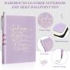 SiliFine 6 Pcs Christmas Christian Gifts for Women Faith, Inspirational Religious Gifts for Women, Spiritual Present Set for Her Sister Grandma Wife Mothers(Purple) view 4