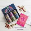 Spice Pots Indian Spice Gift Set with Recipe Book 6 Curry Blends & 35 Easy Recipes Indian Cooking Kit in Reusable Storage Tin 2430 Family Meals Fathers Day Gift Vegan & Gluten Free view 2