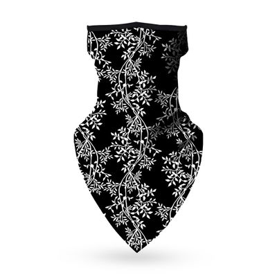 Bandana Face Mask with Ear Loops UV Protection for Men & Women Breathable Dustproof Face Cover for Cycling, Motorbike, Running, Hiking, Fishing Washable & Reusable - Floral Cripper