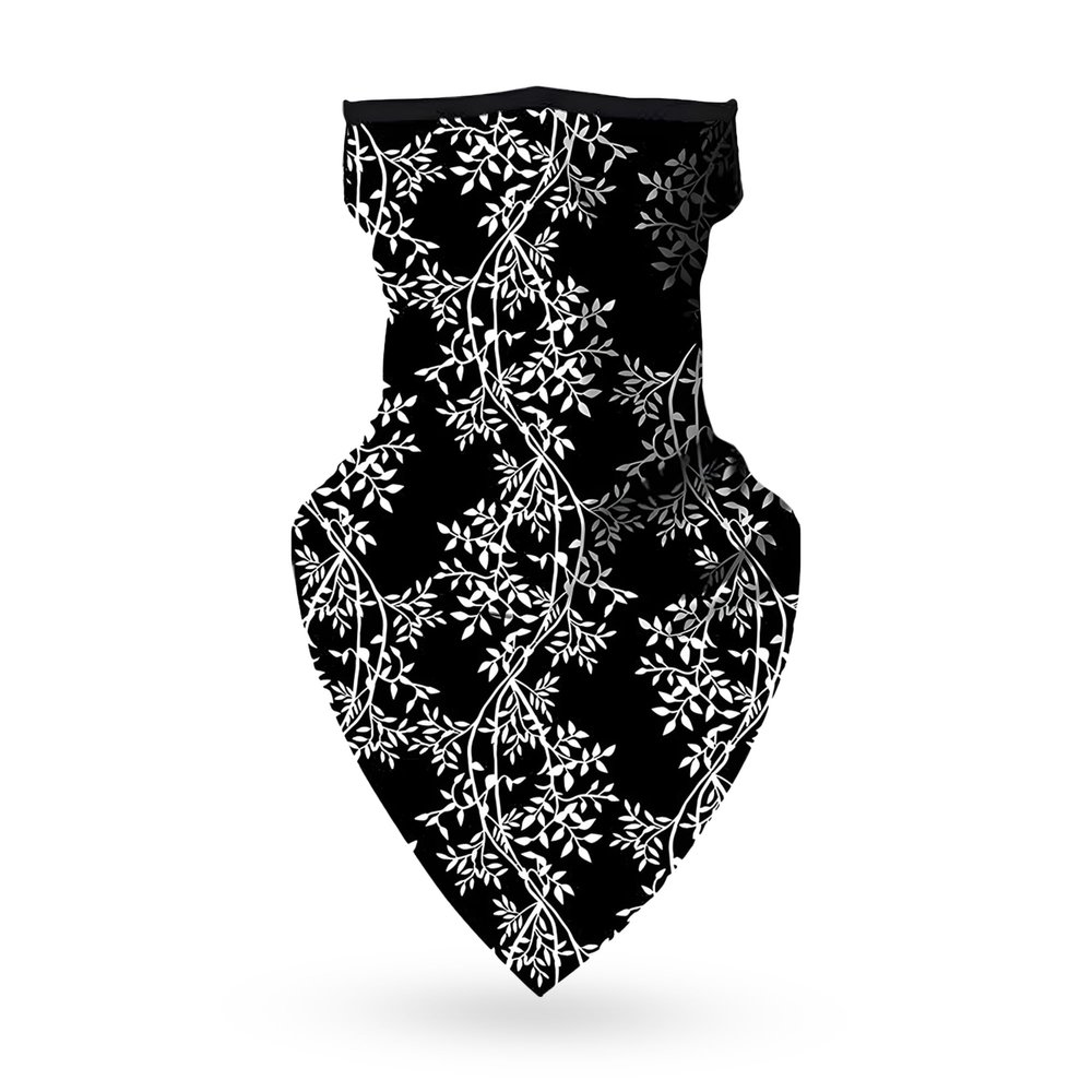 Bandana Face Mask with Ear Loops UV Protection for Men & Women Breathable Dustproof Face Cover for Cycling, Motorbike, Running, Hiking, Fishing Washable & Reusable - Floral Cripper