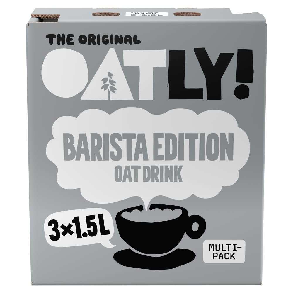 Oatly Oat Drink Barista Edition, 3 x 1.5L
